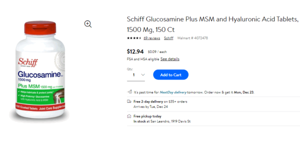 Glucosamine-Schiff