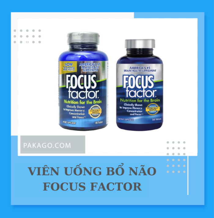 Đặt mua thuốc bổ não focus factor của Mỹ