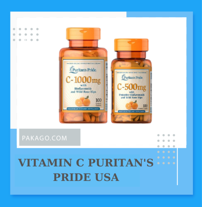 Viên bổ sung Vitamin C Puritan's Pride Usa tăng hệ miễn dịch cả ngày