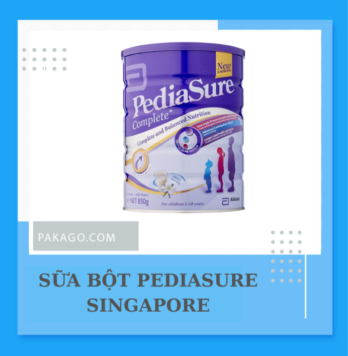 Sữa Pediasure của Singapore có những lợi ích gì. Mua ở đâu uy tín.