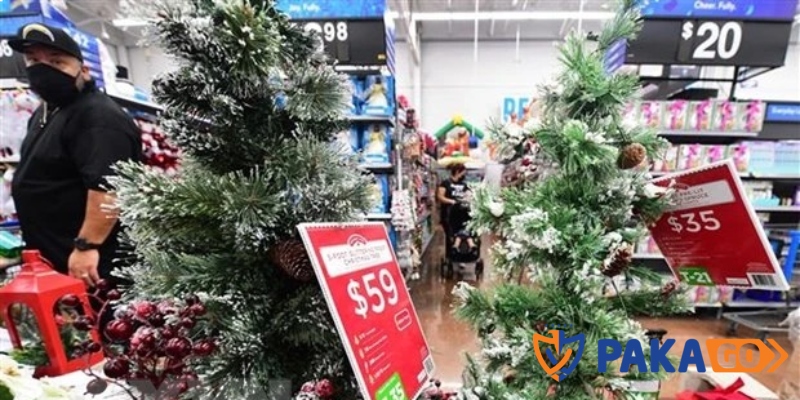 mua sắm Giáng sinh tại Mỹ